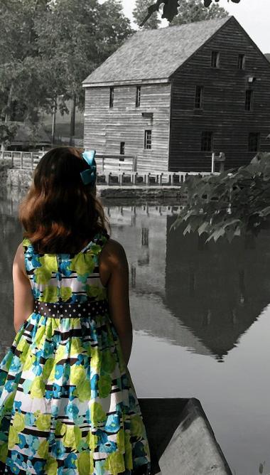 Girl At Mill